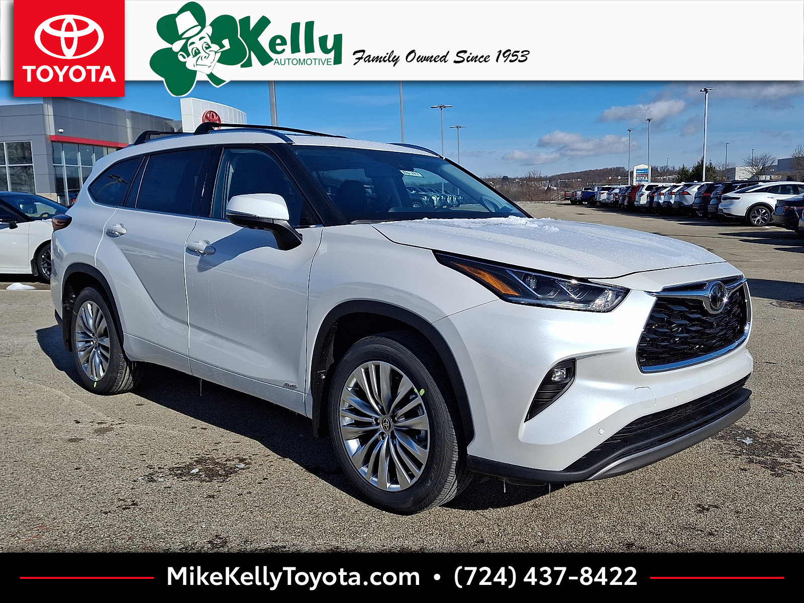 New 2026 Toyota Highlander Platinum image 1