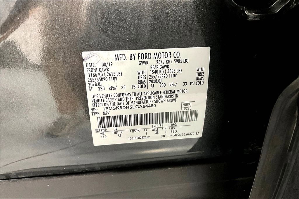 Used 2020 Ford Explorer XLT w/ Equipment Group 202A image 40
