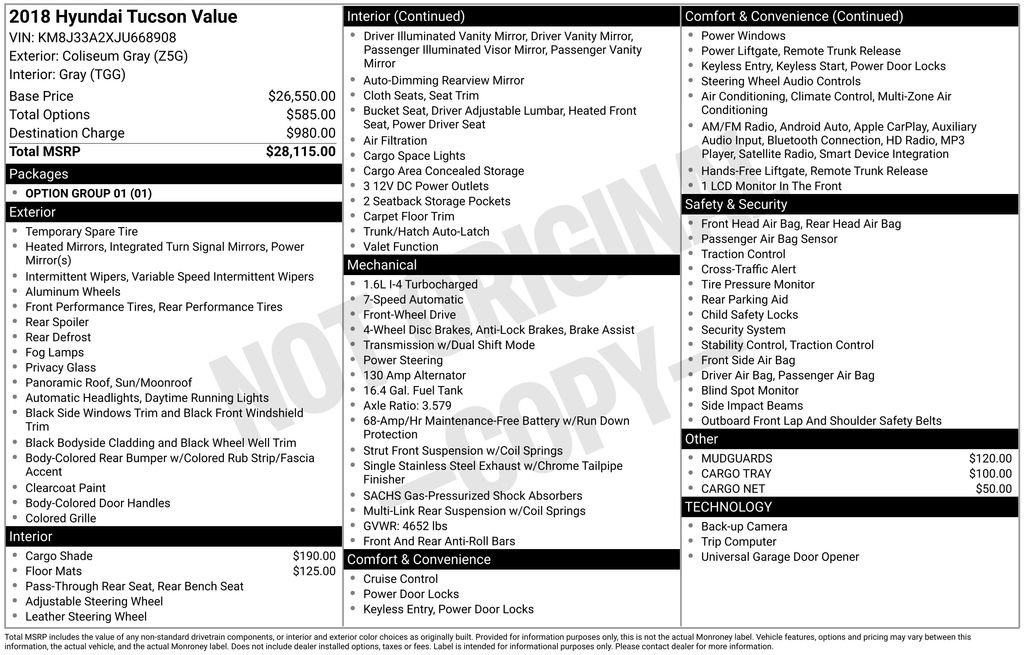 Used 2018 Hyundai Tucson Value image 5
