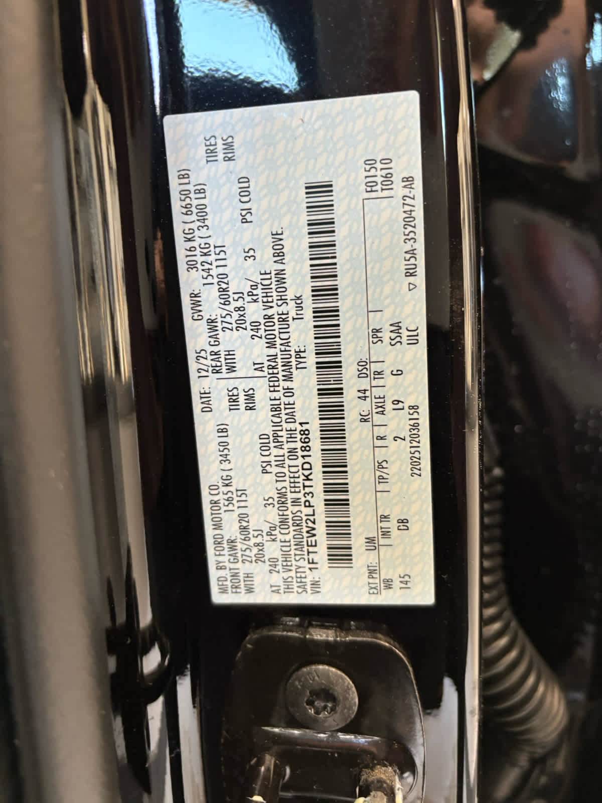 New 2026 Ford F150 STX w/ Equipment Group 200A image 8