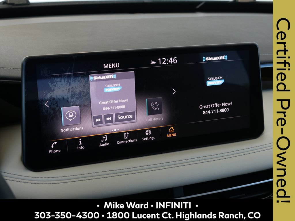 Certified 2025 INFINITI QX60 Pure w/ Cargo Package AWD/4WD image 9