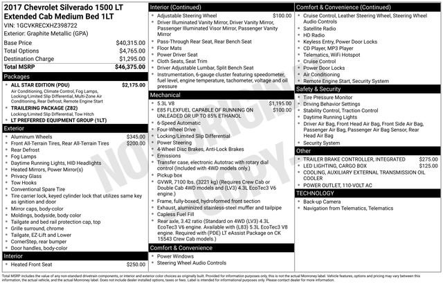 Used 2017 Chevrolet Silverado 1500 LT w/ All Star Edition image 6