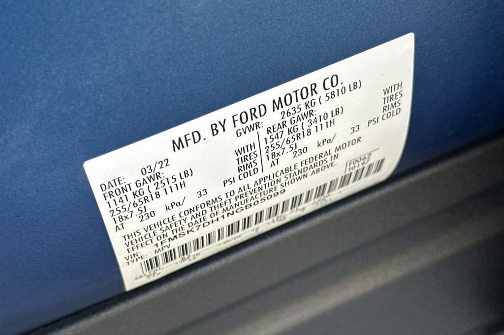 Certified 2022 Ford Explorer XLT w/ Equipment Group 202A image 25