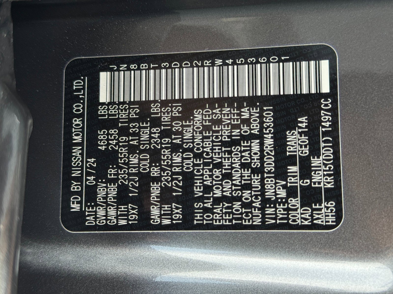 Used 2024 Nissan Rogue Platinum w/ Platinum Premium Package AWD/4WD image 43