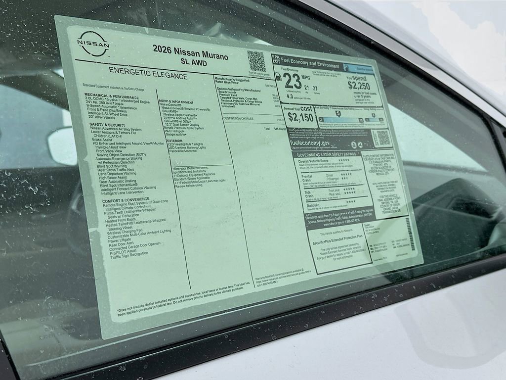 New 2026 Nissan Murano SL image 13