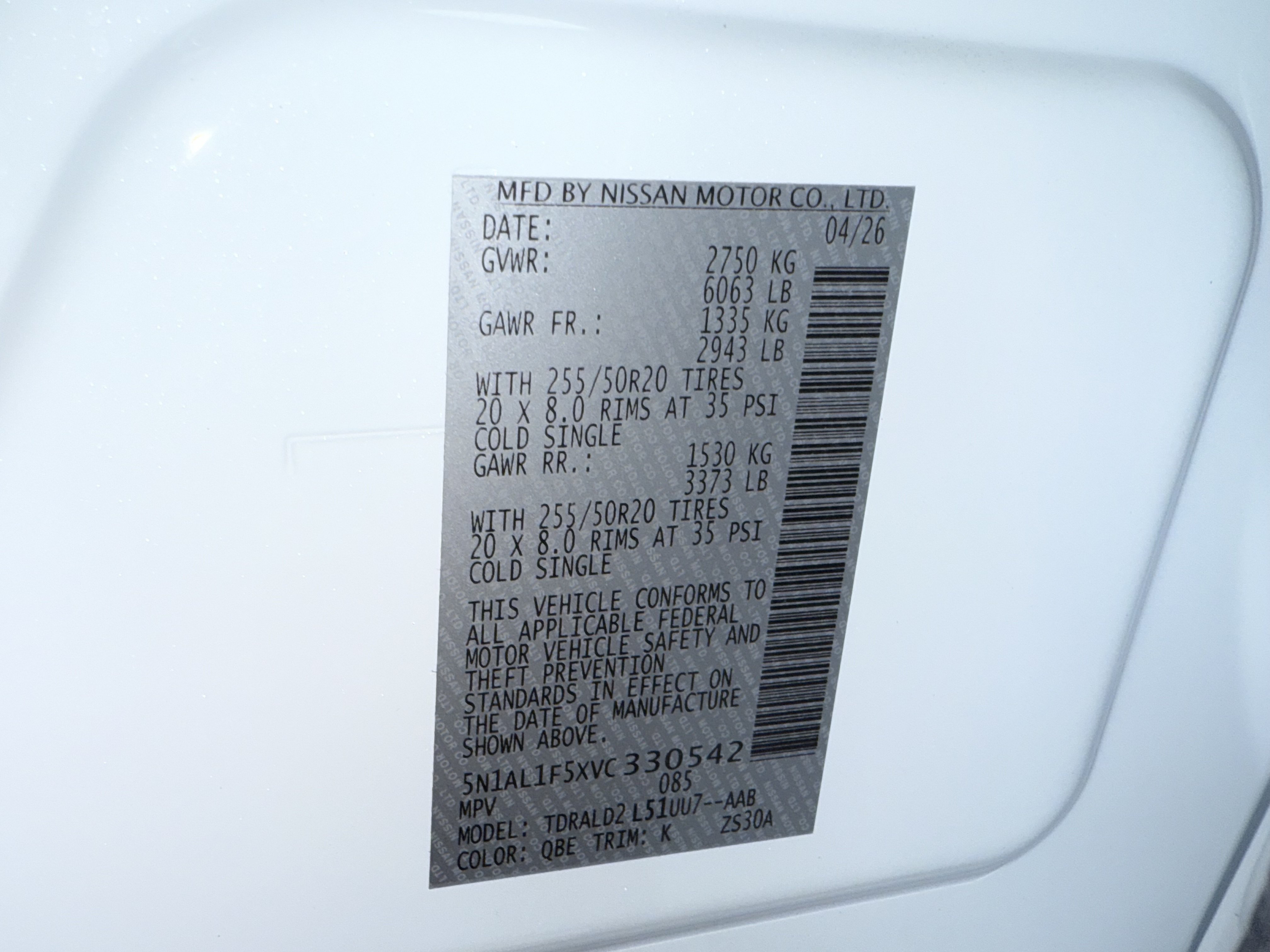 Certified 2027 INFINITI QX60 Luxe w/ Cargo Package FWD image 26