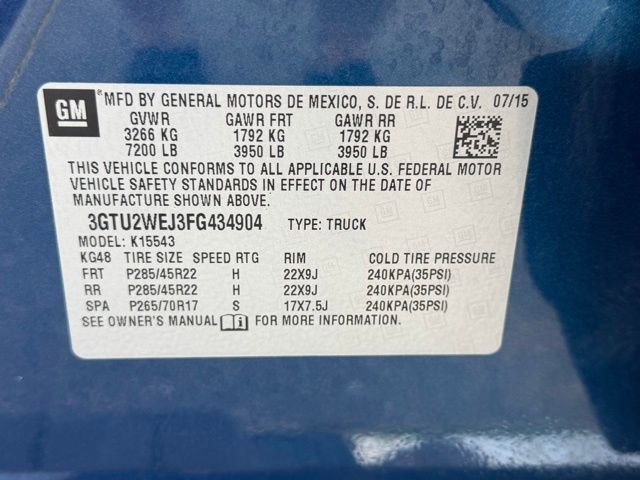 Certified 2015 GMC Sierra 1500 Denali w/ Driver Alert Package AWD/4WD image 15