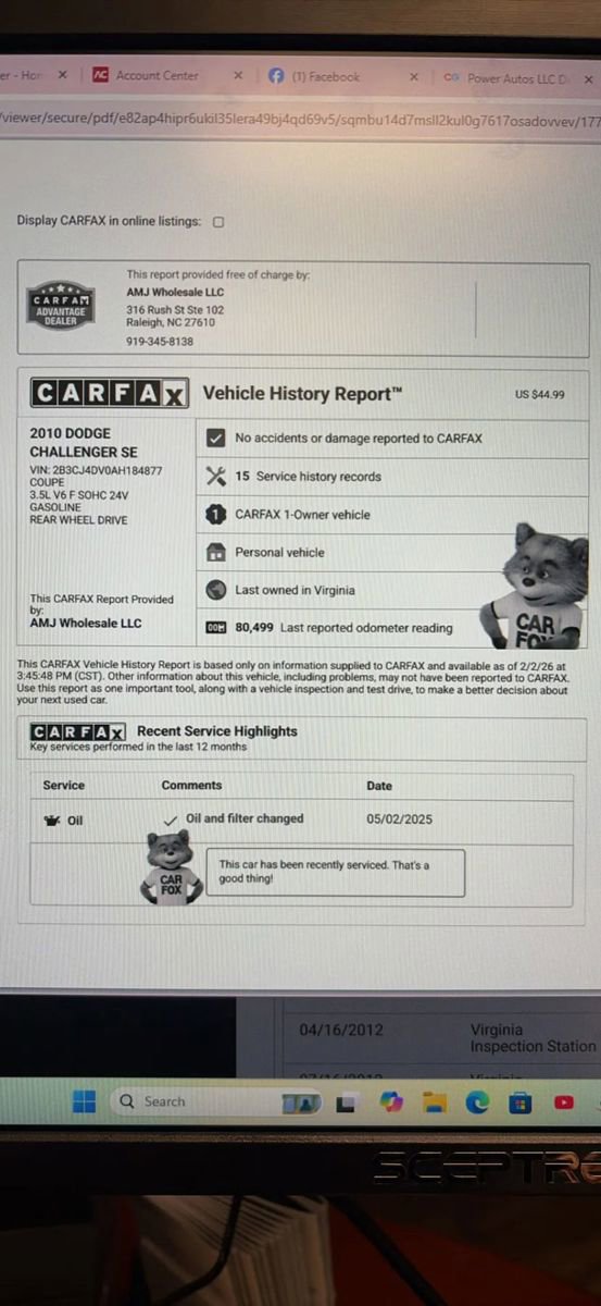 Used 2010 Dodge Challenger SE image 19