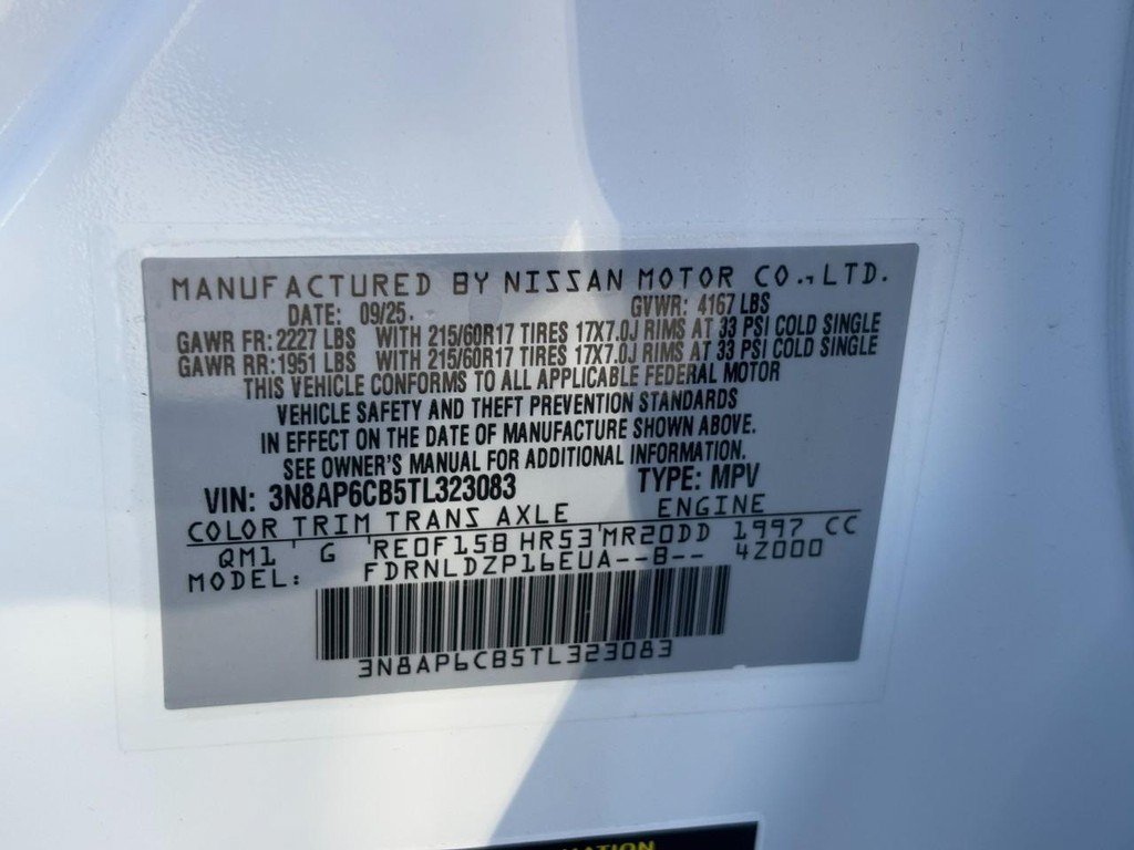 Used 2026 Nissan Kicks SV w/ Cold Weather Package AWD/4WD image 19