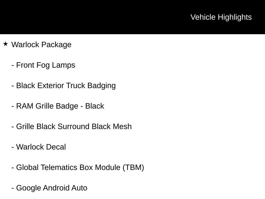 Used 2023 RAM 1500 Tradesman w/ Warlock PACKAGE AWD/4WD image 26