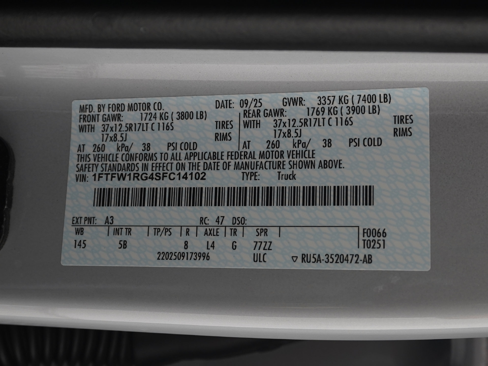 Used 2025 Ford F150 Raptor AWD/4WD image 35