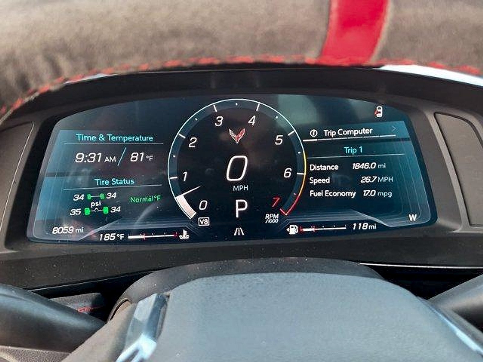 Certified 2024 Chevrolet Corvette Stingray Preferred Cpe w/ Z51 Performance Package RWD image 11