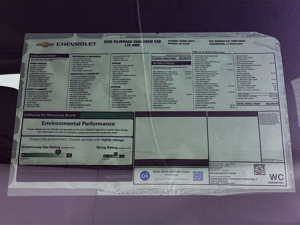 New 2026 Chevrolet Silverado 2500 LTZ w/ Trail Boss Package image 20