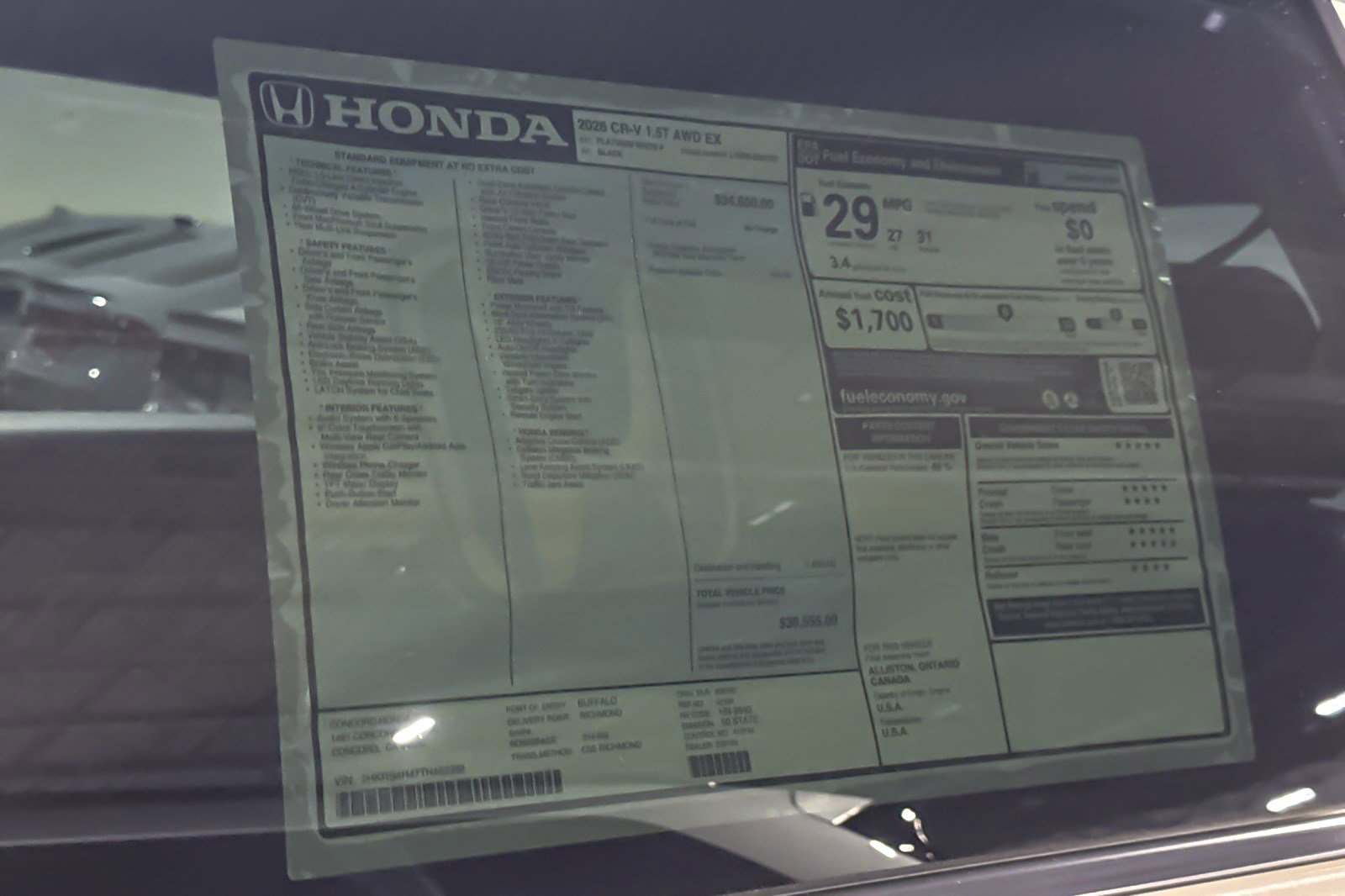 New 2026 Honda CR-V EX image 32