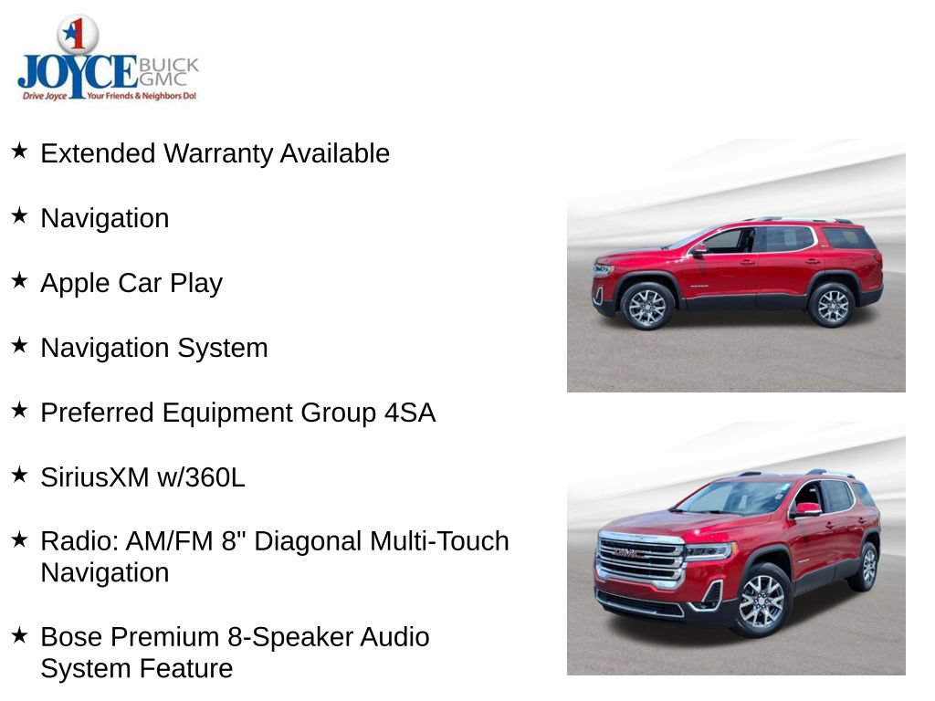 Certified 2023 GMC Acadia SLT FWD image 10