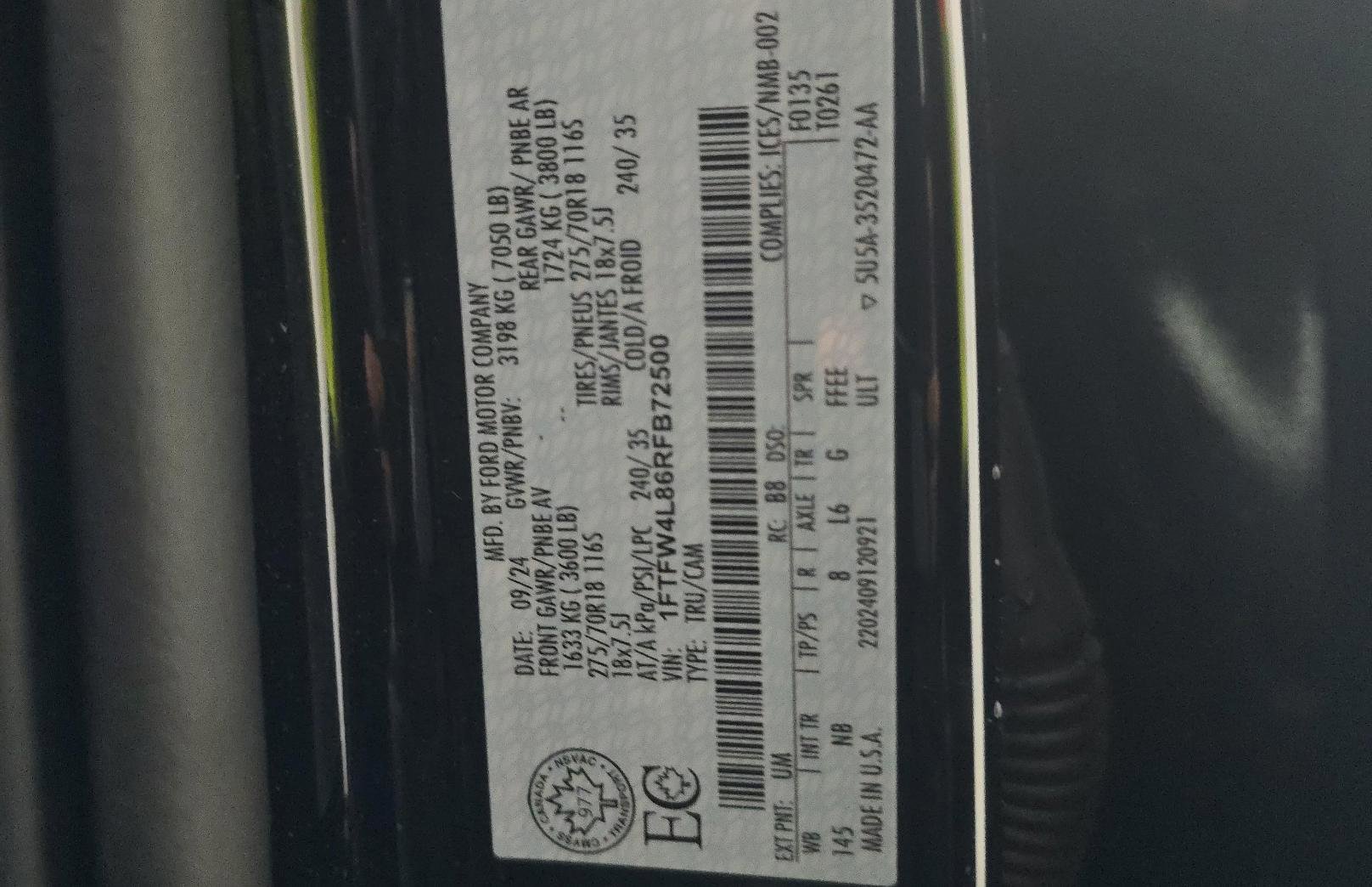 Used 2024 Ford F150 Tremor w/ Equipment Group 402A High image 19