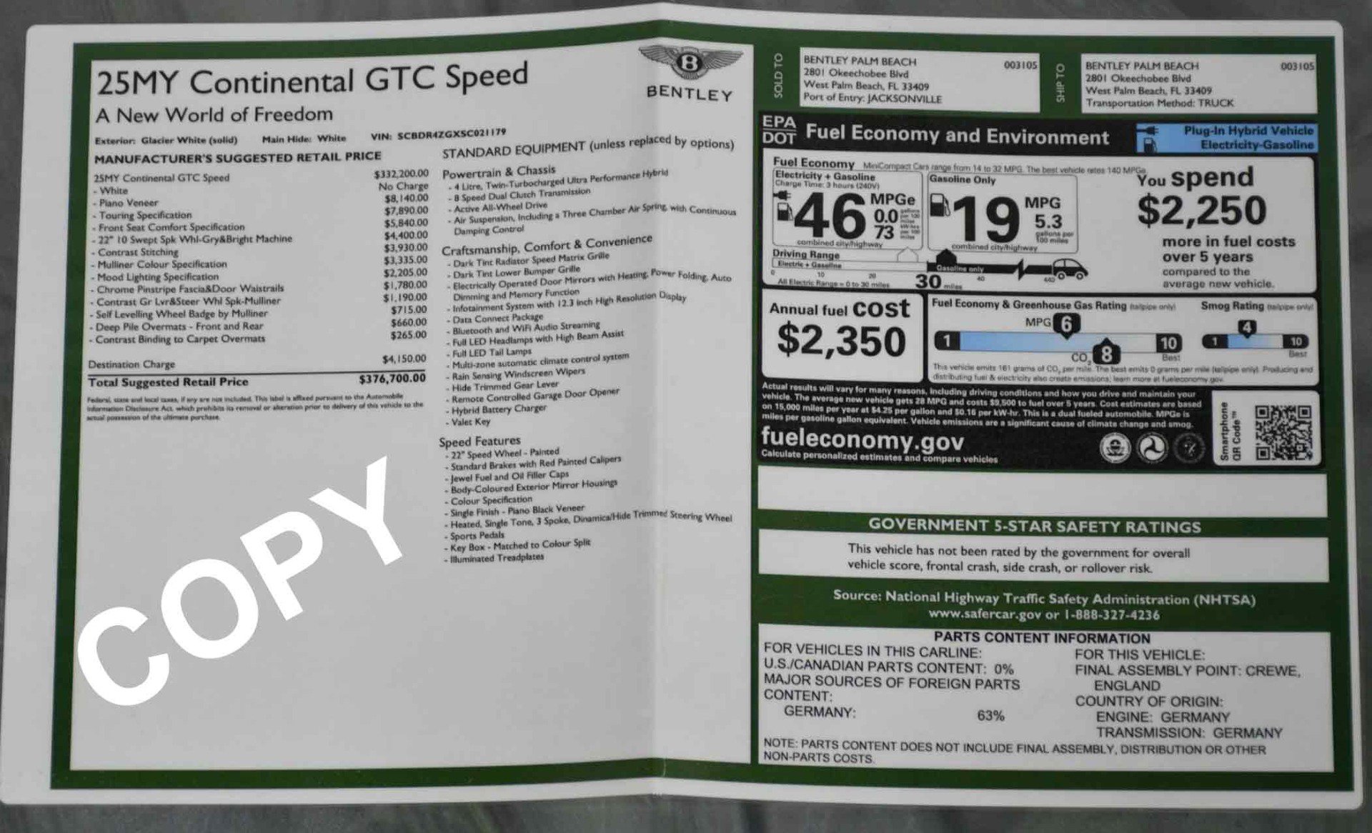 Used 2025 Bentley Continental GT Speed image 22