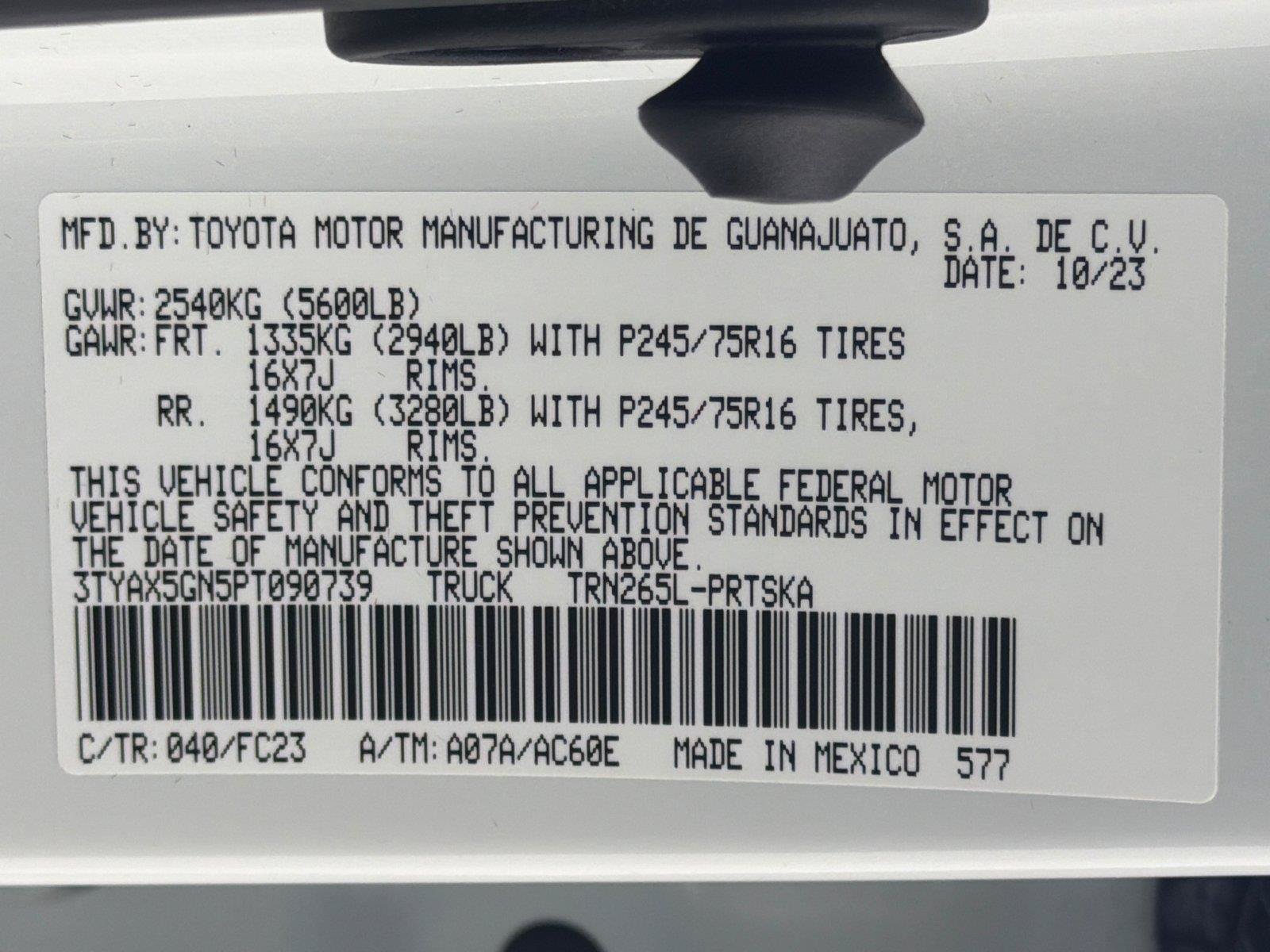 Used 2023 Toyota Tacoma SR5 RWD image 30