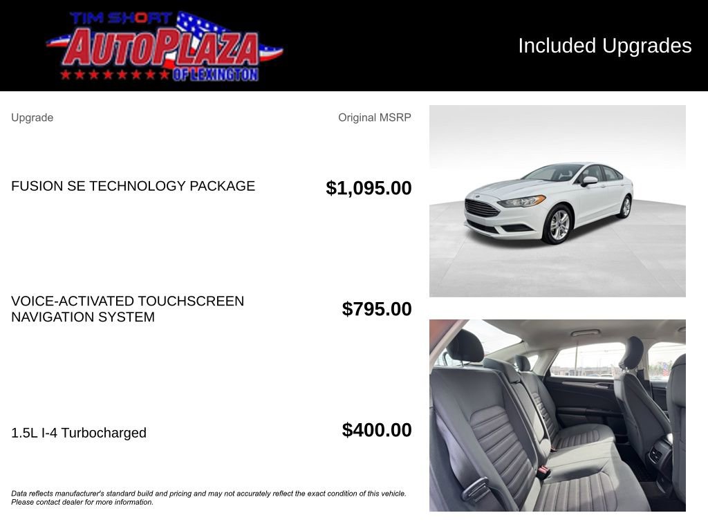 Used 2018 Ford Fusion SE w/ Fusion SE Technology Package image 22