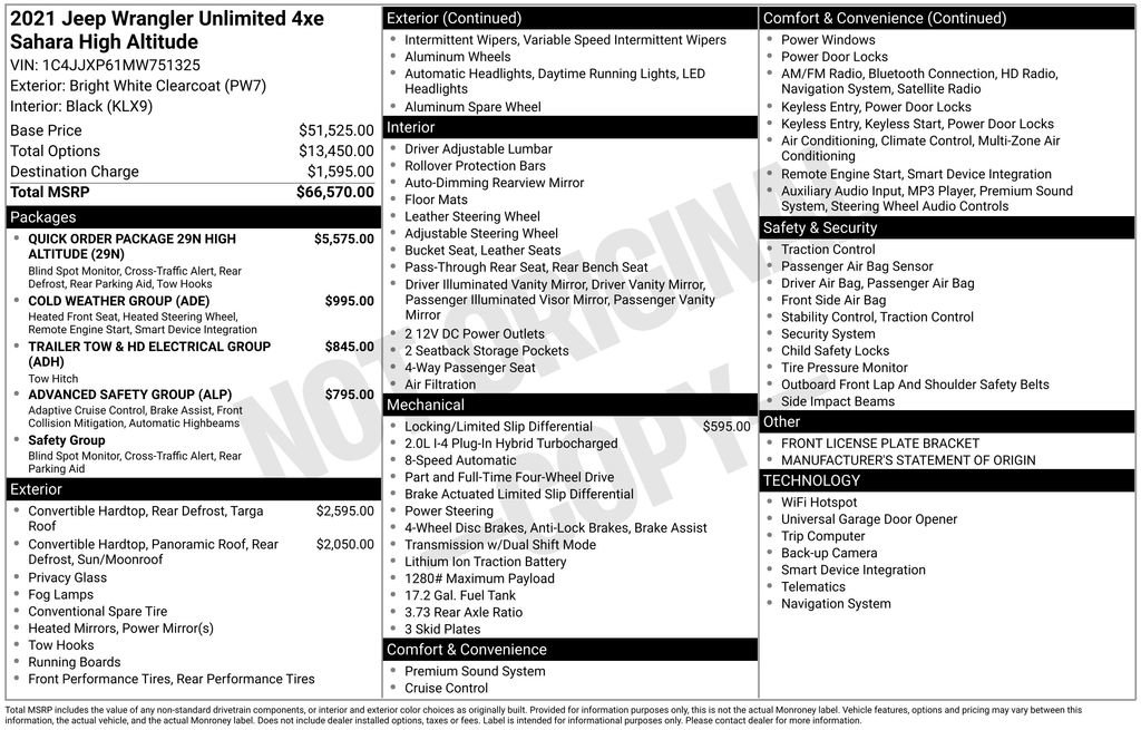 Used 2021 Jeep Wrangler Unlimited Sahara image 13