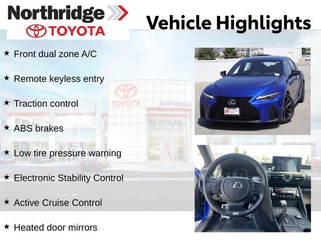 Used 2025 Lexus IS 350 F Sport w/ Accessory Package 2 image 2