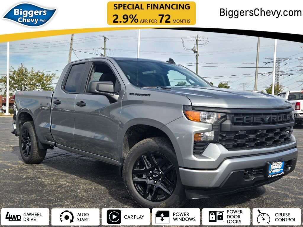 New 2026 Chevrolet Silverado 1500 Custom w/ LPO, Dark Essentials Package