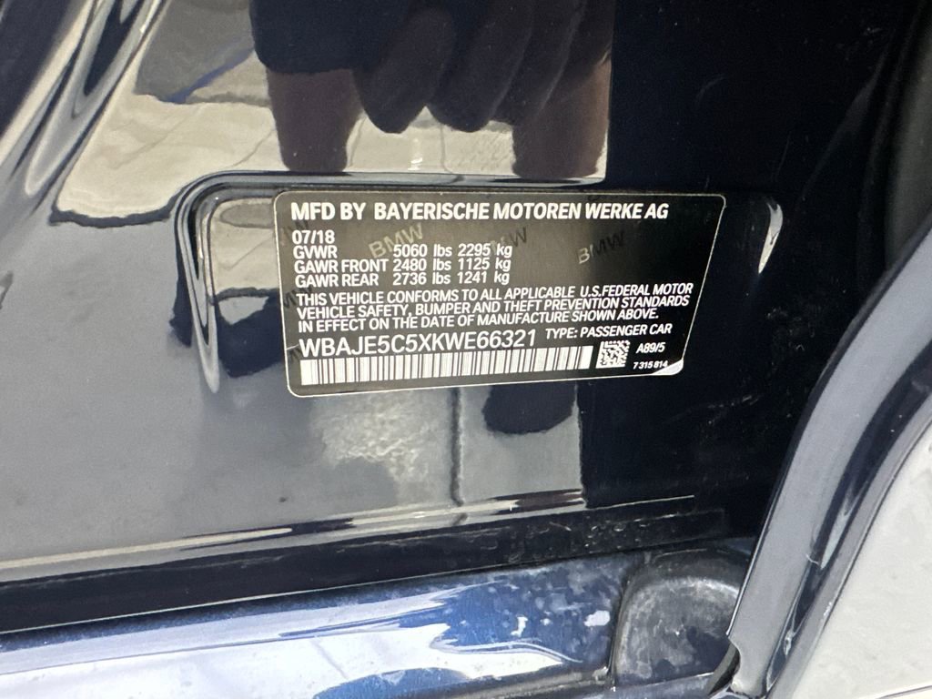 Used 2019 BMW 540i w/ Premium Package RWD image 88