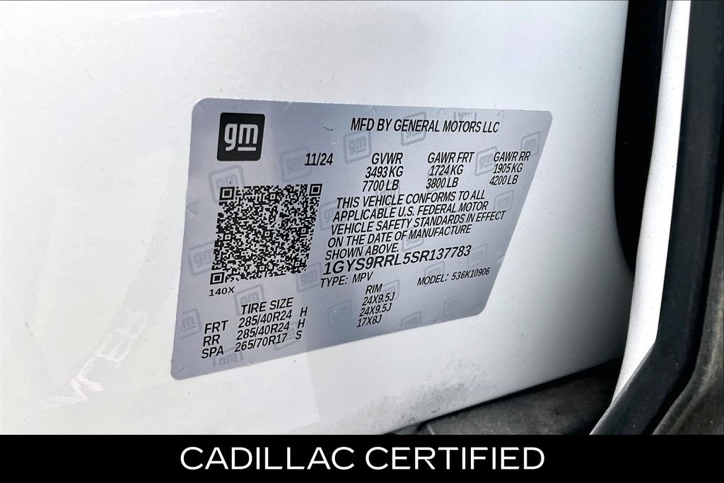 Certified 2025 Cadillac Escalade ESV Sport Platinum AWD/4WD image 31