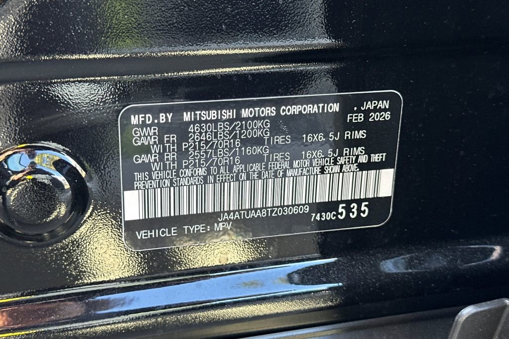 New 2026 Mitsubishi Eclipse Cross ES AWD/4WD image 27