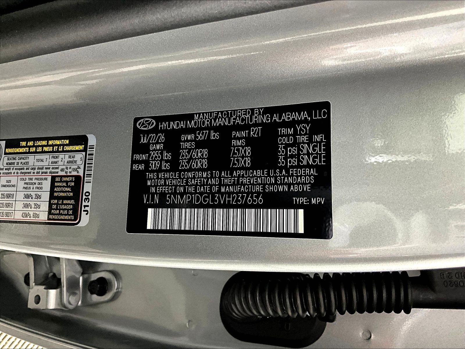 New 2027 Hyundai Santa Fe SE AWD/4WD image 21