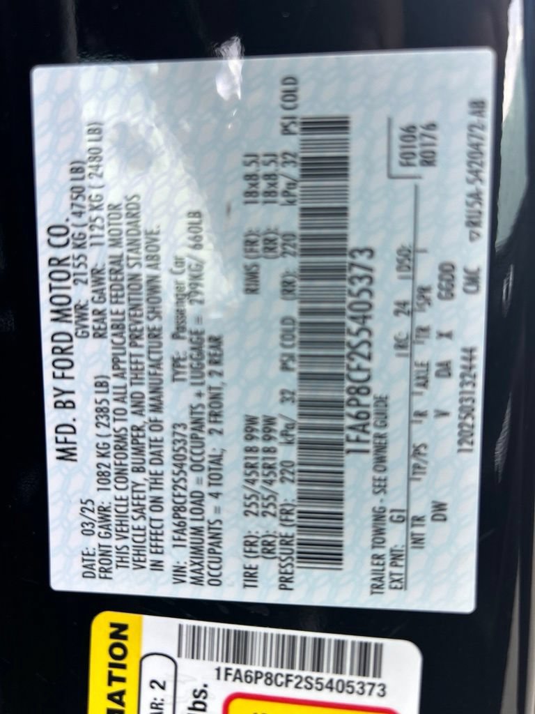 Used 2025 Ford Mustang GT RWD image 40