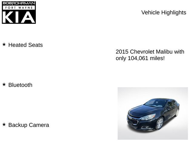 Used 2015 Chevrolet Malibu LT w/ Leather Package FWD image 8