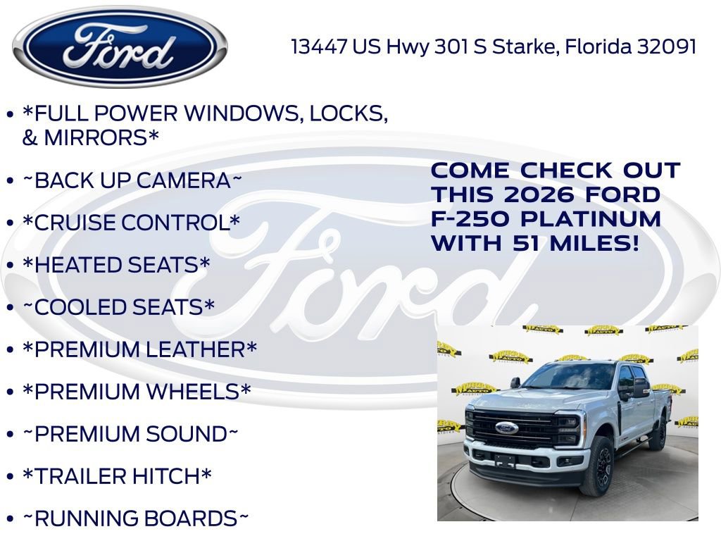 New 2026 Ford F250 Platinum image 10