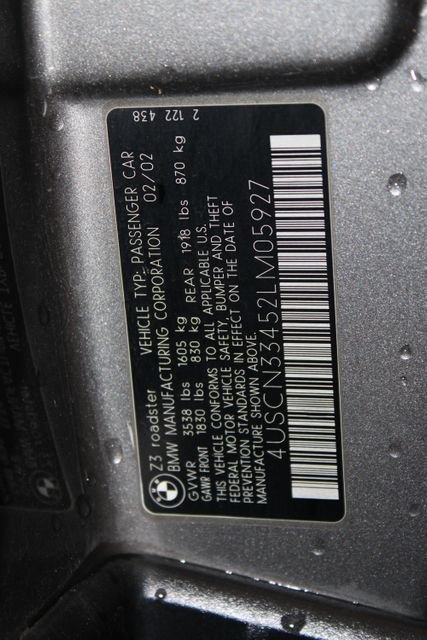 Used 2002 BMW Z3 2.5i RWD image 25