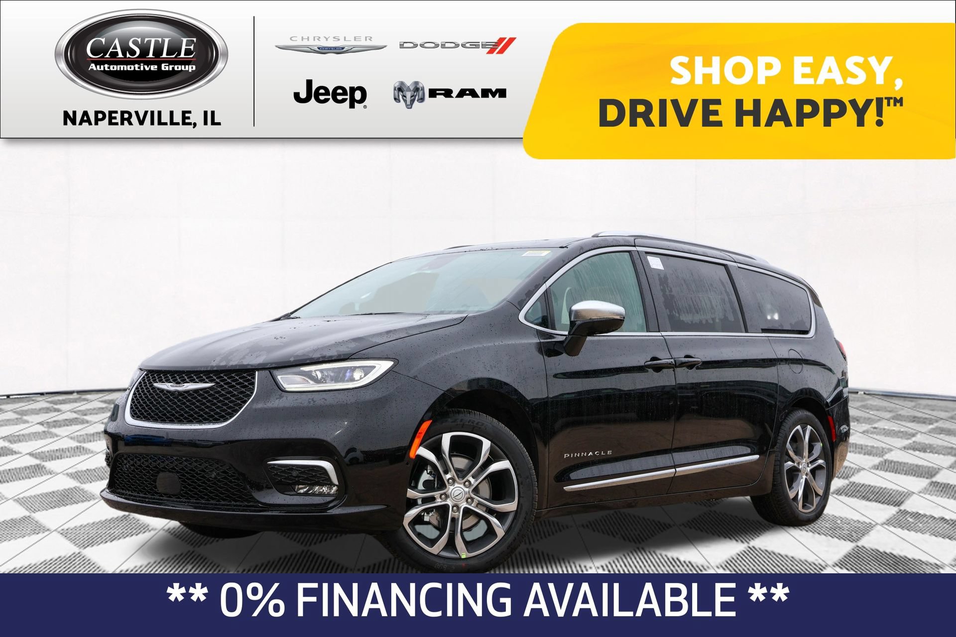 New 2026 Chrysler Pacifica Pinnacle w/ Trailer Tow Group FWD image 1