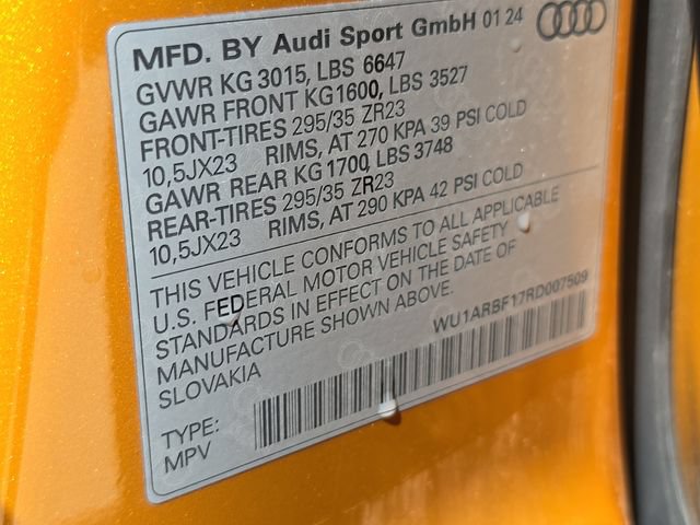 Used 2024 Audi RS Q8 w/ Black Optic Package AWD/4WD image 39