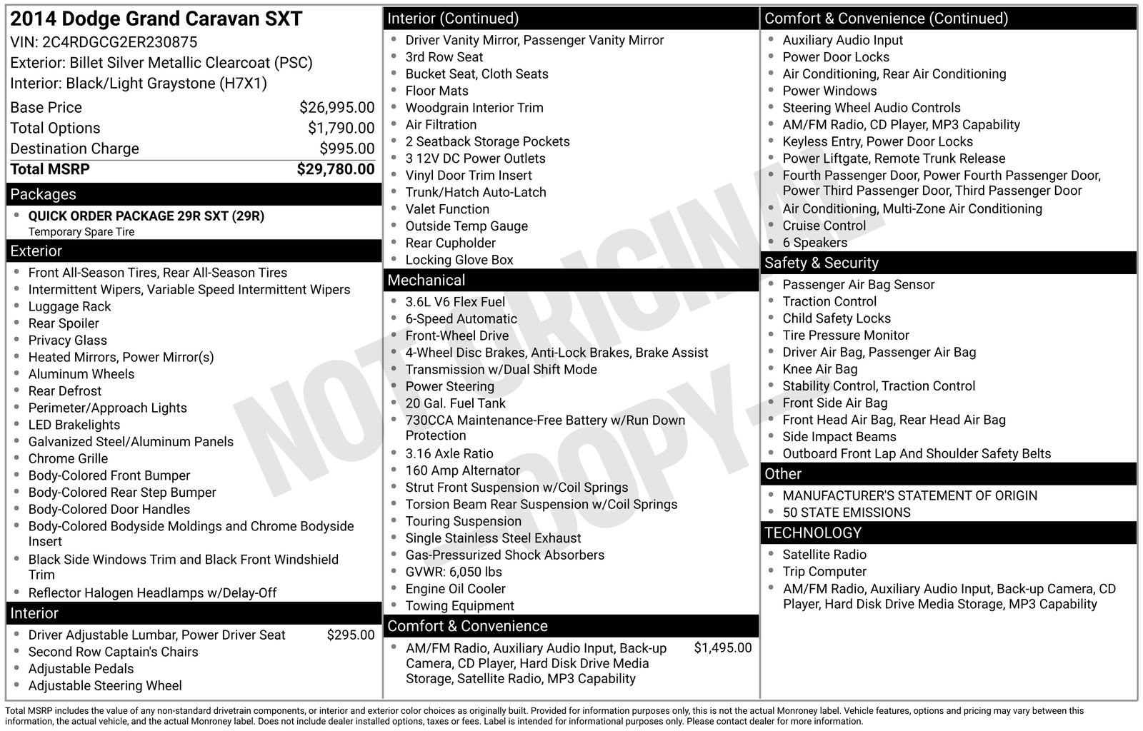 Used 2014 Dodge Grand Caravan SXT image 8