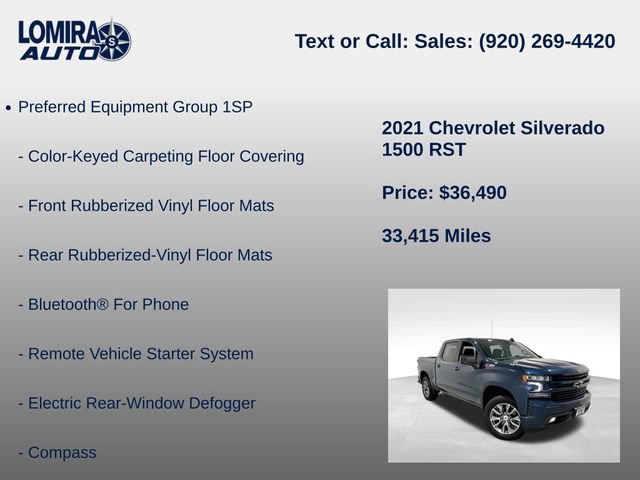Used 2021 Chevrolet Silverado 1500 RST AWD/4WD image 14
