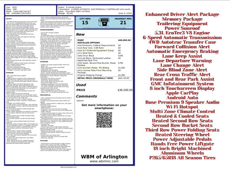 Used 2020 GMC Yukon SLT image 11