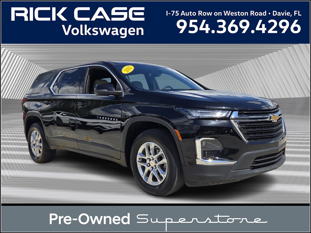 Used 2022 Chevrolet Traverse LS