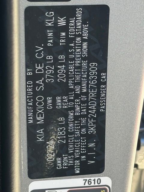 Used 2024 Kia Forte LXS image 33