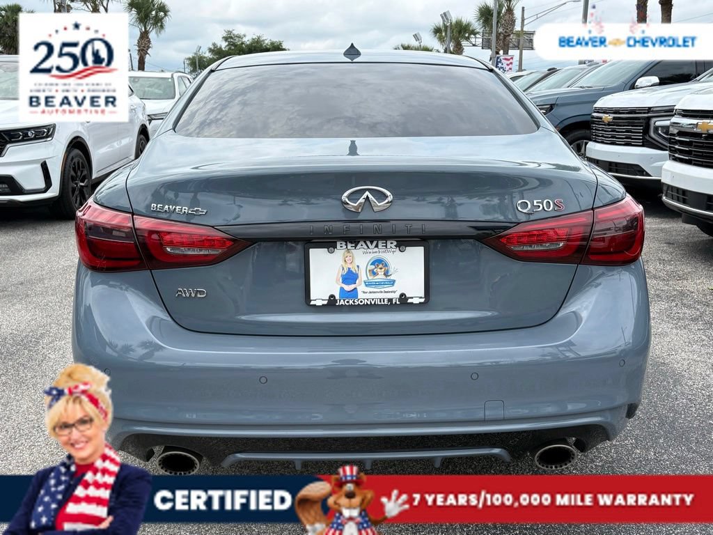 Used 2023 INFINITI Q50 Red Sport 400 AWD/4WD image 6