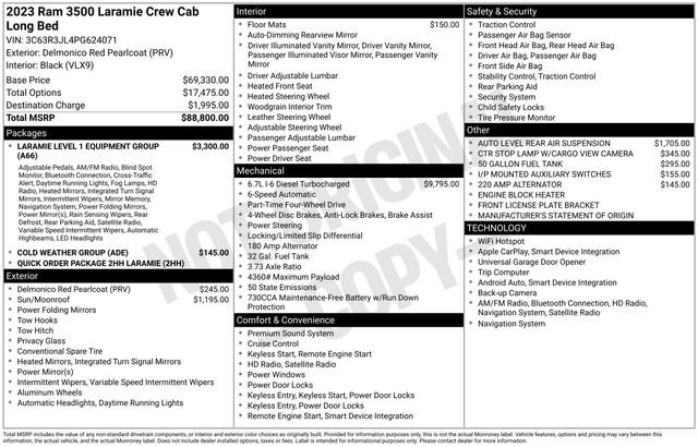Used 2023 RAM 3500 Laramie AWD/4WD image 39