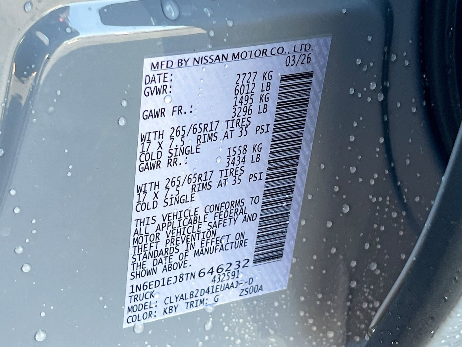 New 2026 Nissan Frontier SV image 33