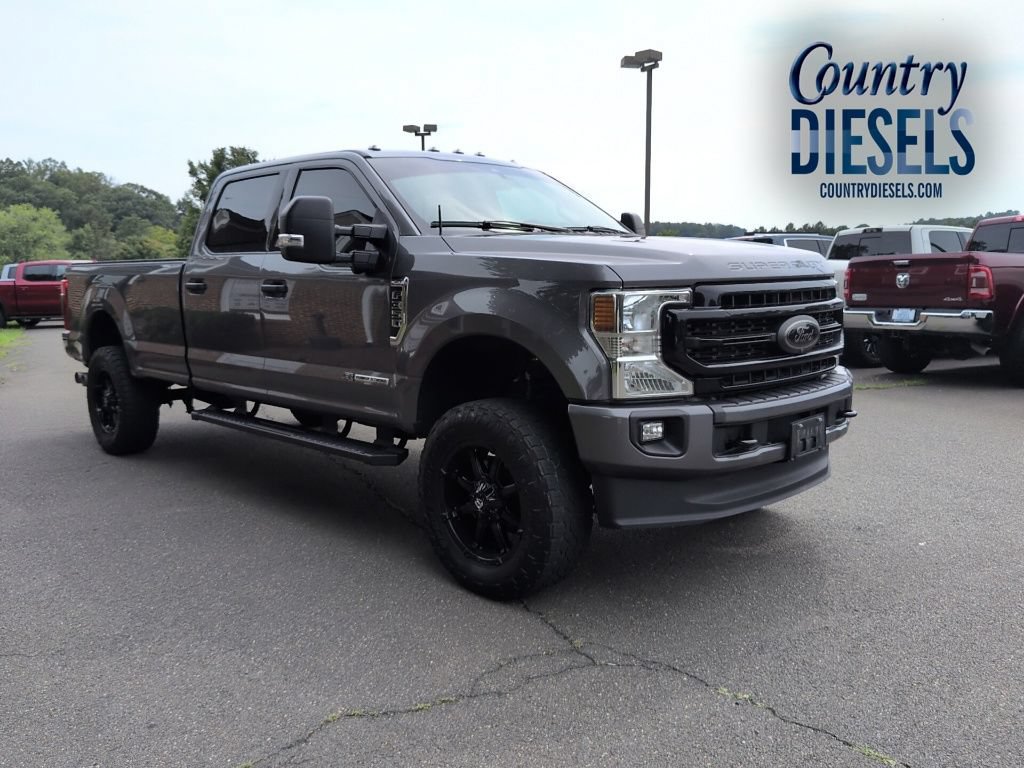 Used 2022 Ford F350 XLT w/ Black Appearance Package AWD/4WD video 1