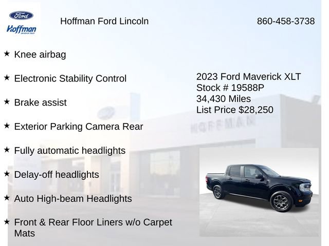 Used 2023 Ford Maverick XLT w/ Equipment Group 300A Standard AWD/4WD image 24