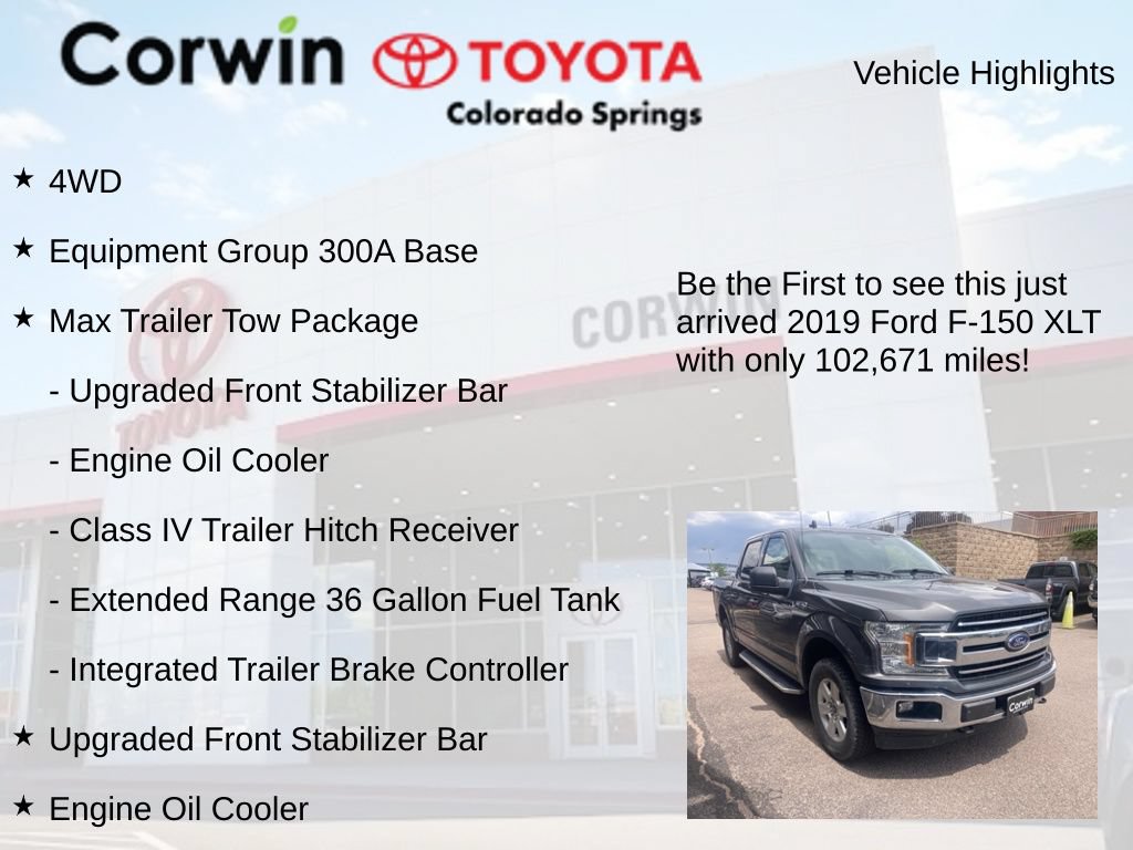 Used 2019 Ford F150 XLT w/ Max Trailer Tow Package AWD/4WD image 4