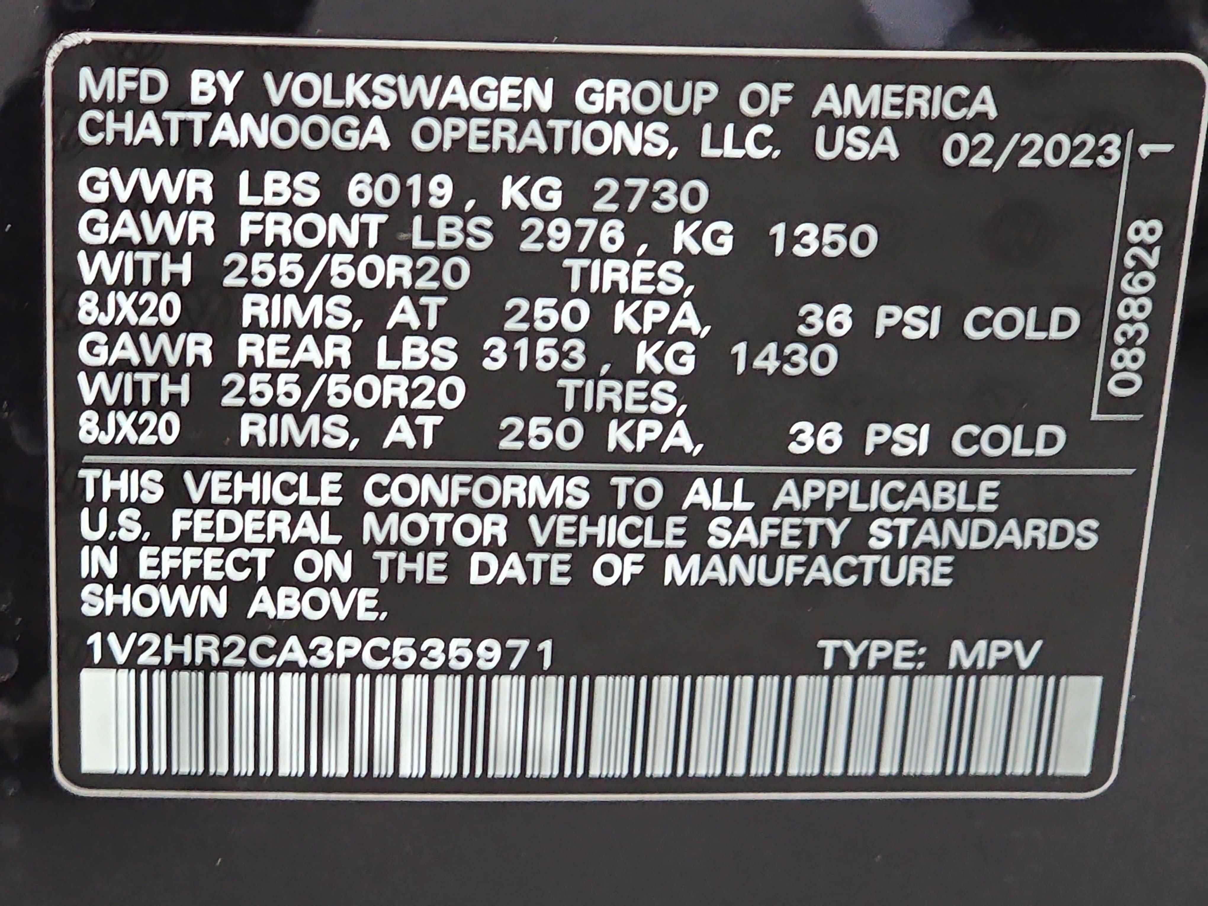 Certified 2023 Volkswagen Atlas SE w/ Black Wheel Package AWD/4WD image 35