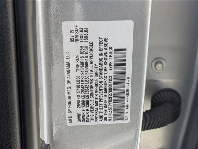 Used 2019 Honda Ridgeline RT image 24