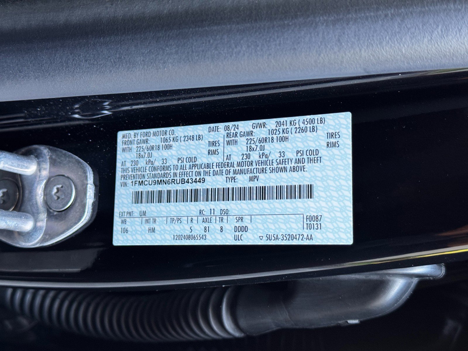 Used 2024 Ford Escape ST-Line w/ Tech Pack #1 image 41